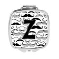 Carolines Treasures Letter Z Moustache Initial Compact Mirror CJ2009-ZSCM